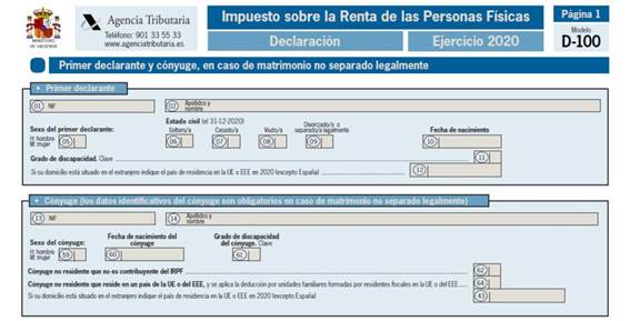 IRPF Renta 2020